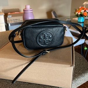 Leather Tory Burch crossbody